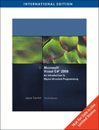 Microsoft  Visual C# 2008: An Introduction to Object-oriented Programming