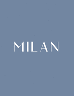 Milan: A Decorative Book   Perfect for Stacking on Coffee Tables & Bookshelves   Customized Interior Design & Home Decor