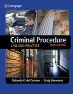 Mindtapv2.0 for Del Carmen/Hemmens' Criminal Procedure: Law and Practice, 1 Term Printed Access Card