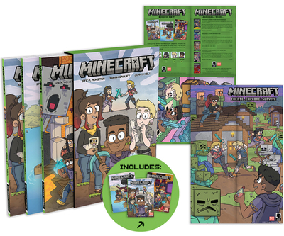 Minecraft Boxed Set (Graphic Novels) - Monster, Sf R