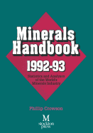 Minerals Handbook 1992-93: Statistics and Analyses of the World's Minerals Industry