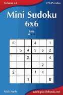 Mini Sudoku 6x6 - Easy - Volume 44 - 276 Puzzles