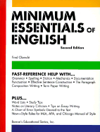 Minimum Essentials of English - Obrecht, Fred, M.A.