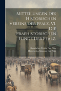 Mitteilungen Des Historischen Vereins Der Pfalz, VI. Die Praehistorischen Funde Der Pfalz.