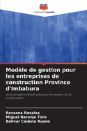 Modle de gestion pour les entreprises de construction Province d'Imbabura