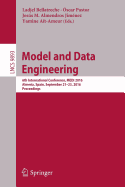 Model and Data Engineering: 6th International Conference, Medi 2016, Almera, Spain, September 21-23, 2016, Proceedings