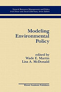 Modeling Environmental Policy