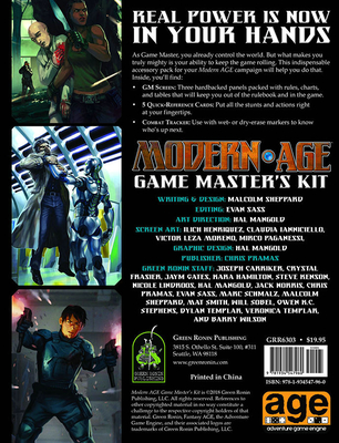 Modern Age RPG Game Master's Kit - Sheppard, Malcolm
