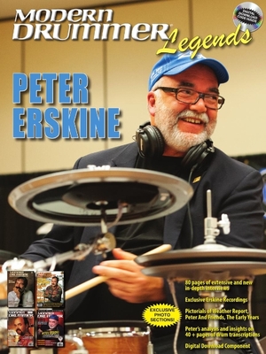 Modern Drummer Legends: Peter Erskine - Book with Exclusive Erskin Recordings, Interviews and Photos - Frangioni, David, and Erskine, Peter