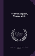 Modern Language, Volume v.2-3