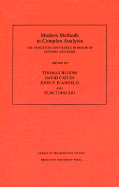 Modern Methods in Complex Analysis: The Princeton Conference in Honor of Gunning and Kohn. (Am-137)