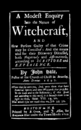 Modest Enquiry Into the Nature of Witchcraft