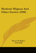 Modeste Mignon And Other Stories (1898)