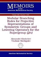 Modular Branching Rules for Projective Representations of Symmetric Groups and Lowering Operators for the Supergroup Q(n)