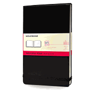 Moleskine Art Plus Watercolor Album, Large, Black, Hard Cover (5 X 8.25)