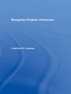 Mongolian-English dictionary