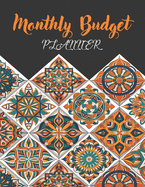 Monthly Budget Planner: Money Debt Tracker Financial Journal, Monthly & Weekly Daily Budget Expense Tracker Bill (Vintage Mandala)