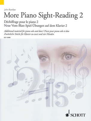 More Piano Sight-Reading 2: Additional Material for Piano Solo and Duet - Kember, John (Composer)