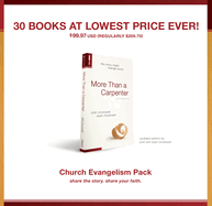 More Than a Carpenter 30 Pack, Church Evangelism Pack 30-Pack