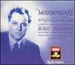 Moussorgsky: Complete Songs - Alexandre Labinsky (piano); Boris Christoff (bass); Gerald Moore (piano); ORTF National Orchestra; George Tzipine (conductor)