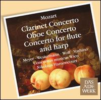 Mozart: Clarinet Concerto; Oboe Concerto; Concerto for Flute & Harp - Concentus Musicus Wien; Hans-Peter Westermann (oboe); Naoko Yoshino (harp); Robert Wolf (flute); Wolfgang Meyer (clarinet);...