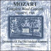Mozart: Complete Wind Concerti, Vol. 2 - Flute - Sandra Miller (flute); Victoria Drake (harp); Old Faithful Academy Orchestra; Thomas Crawford (conductor)
