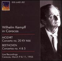 Mozart: Concerto No. 20, KV 466; Beethoven: Concertos No. 4 & 5 - Wilhelm Kempff (piano); Venezuela Symphony Orchestra; Rios Reyna (conductor)