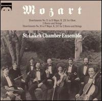 Mozart: Divertimenti Nos. 11 & 10 - St. Luke's Chamber Ensemble
