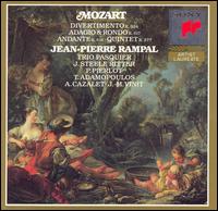 Mozart: Divertimento, K. 334; Quintet, K. 577; Andante, K. 616; Adagio & Rondo, K.617 - Andr Cazalet (horn); Bruno Pasquier (viola); Jean-Michel Vinit (horn); Jean-Pierre Rampal (flute);...
