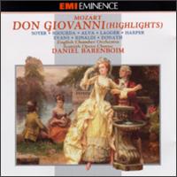 Mozart: Don Giovanni [Highlights] - Alberto Rinaldi (vocals); Antigone Sgourda (vocals); Geraint Evans (vocals); Heather Harper (vocals); Helen Donath (vocals);...