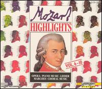 Mozart Highlights, Vols. 6-10 (Box Set) - Angelica Berger (harp); Arkadi Zenziper (piano); Bla Kovcs (clarinet); Bernd Heiser (horn); Burkhard Glaetzner (oboe);...