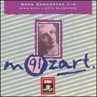 Mozart: Horn Concertos 1-4 - Alan Civil (horn); Philharmonic Orchestra; Otto Klemperer (conductor)