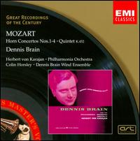 Mozart: Horn Concertos Nos. 1-4; Quintet, K. 452 - Colin Horsley (piano); Dennis Brain (horn); Dennis Brain Wind Ensemble; Philharmonia Orchestra; Herbert von Karajan (conductor)