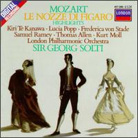 Mozart: Le Nozze di Figaro [Highlights] - Frederica Von Stade (vocals); Kiri Te Kanawa (vocals); Kurt Moll (vocals); Lucia Popp (vocals); Samuel Ramey (vocals);...