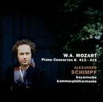 Mozart: Piano Concertos K. 413-415