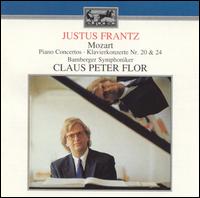 Mozart: Piano Concertos Nos. 20 & 24 - Justus Frantz (piano); Bamberger Symphoniker; Claus Peter Flor (conductor)