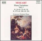 Mozart: Piano Variations, Vol. 1