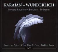 Mozart: Requiem; Bruckner: Te Deum - Franz Sauer (organ); Fritz Fischer (oboe); Fritz Wunderlich (tenor); Hermann Werdermann (harpsichord);...