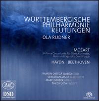 Mozart: Sinfonia Concertante, KV 297b; Haydn; Beethoven - Marc Gruber (horn); Ramn Ortega Quero (oboe); Sebastian Manz (clarinet); Theo Plath (bassoon); Wrttemberg Philharmonic;...