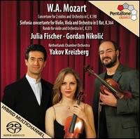 Mozart: Sinfonia Concertante - Gordan Nikolic (violin); Gordan Nikolic (viola); Hans Meyer (oboe); Herre-Jan Stegenga (cello); Julia Fischer (violin);...