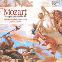Mozart: Symphonies, KV 550 & 551 "Jupiter" - Mozart-Ensemble Amsterdam; Jaap ter Linden (conductor)