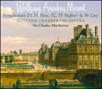Mozart: Symphonies Nos. 29, 31, 32, 35 & 36 - Scottish Chamber Orchestra; Charles Mackerras (conductor)