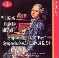 Mozart: Symphonies Nos. 31, 33, 34 - Orchestra di Padove e del Veneto; Peter Maag (conductor)