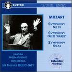 Mozart: Symphony No. 29; Symphony No. 31 "Paris"; Symphony No. 34