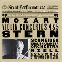 Mozart: Violin Concertos - English Chamber Orchestra (chamber ensemble); Isaac Stern (violin); Columbia Symphony Orchestra