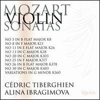 Mozart: Violin Sonatas Nos. 3, 8, 11, 13, 20, 25, 26, 30; Variations in G minor - Alina Ibragimova (violin); Cdric Tiberghien (piano)