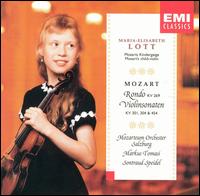 Mozart: Violin Sonatas & Rondo - Maria-Elisabeth Lott (violin); Sontraud Speidel (piano); Salzburg Mozarteum Orchestra