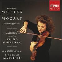 Mozart: Violonkonzert No. 1; Sinfonia Concertante - Anne-Sophie Mutter (violin); Bruno Giuranna (viola); Academy of St. Martin in the Fields; Neville Marriner (conductor)