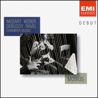 Mozart, Weber, Debussy, Ravel: Chamber Music - Alison Nicholls (harp); Ashan Pillai (viola); Kanako Ito (violin); Lorna McGhee (flute); Martin Storey (cello); Mobius;...