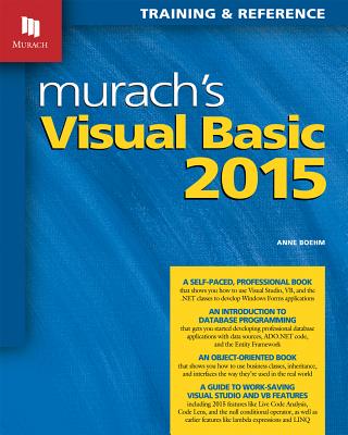 Murach's Visual Basic 2015 - Boehm, Anne
